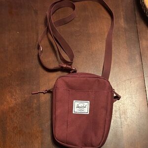 Herschel Supply Company Maroon Crossbody Belt Bag